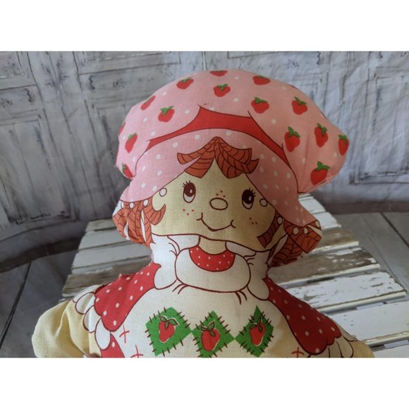 Vintage Strawberry Shortcake Large Doll Pillow Fab - Picture 3 of 9